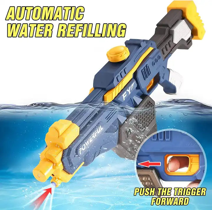 Electric Water Gun for Kids Automatic Water Machine Gun with 680ml Capacity - Play4Kids.eu