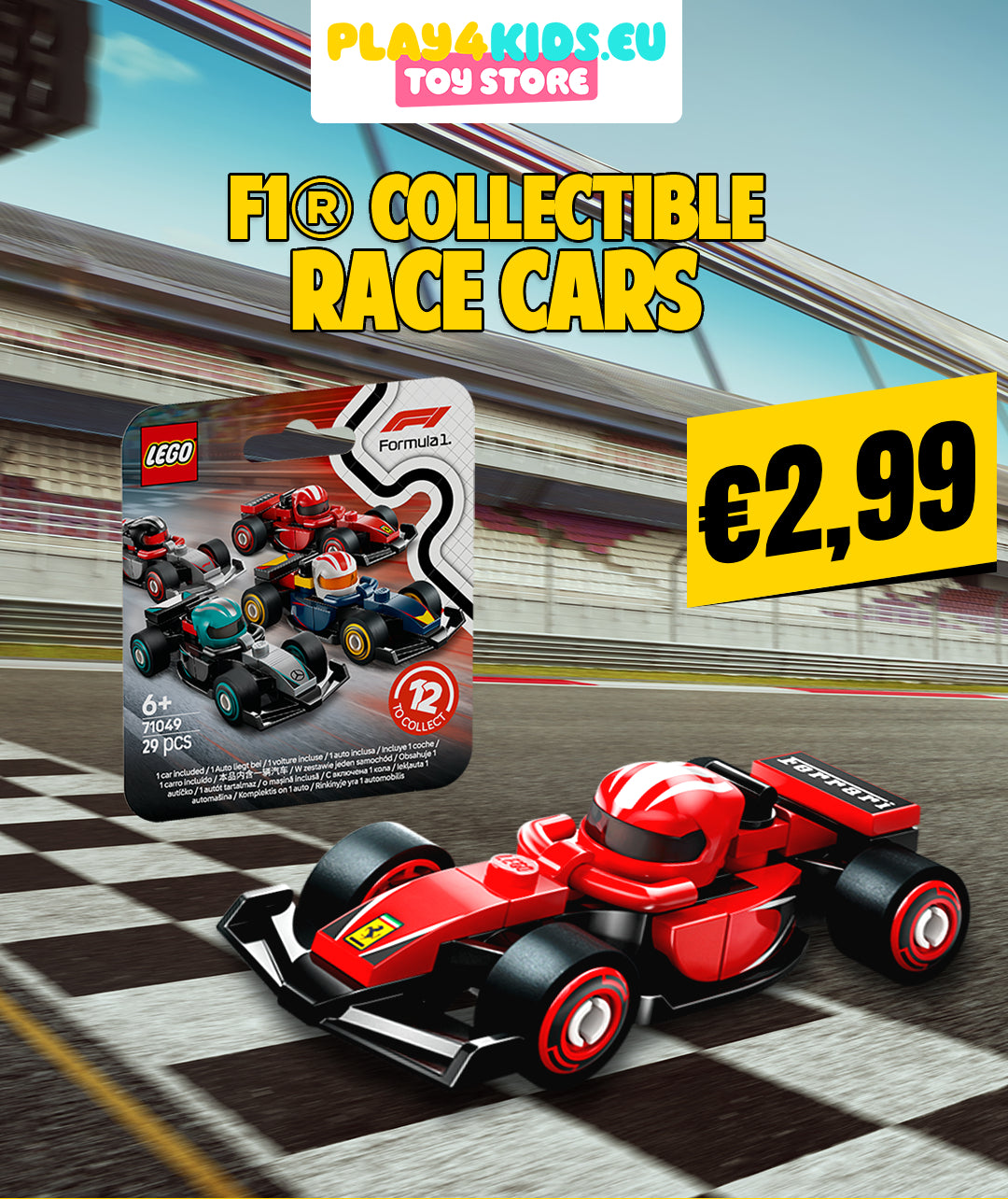 LEGO F1® Collectible Race Cars