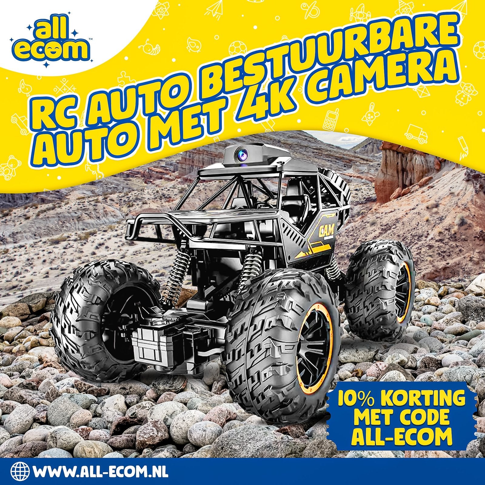 Discover the Best RC Car with 4K Camera - Play4Kids.eu