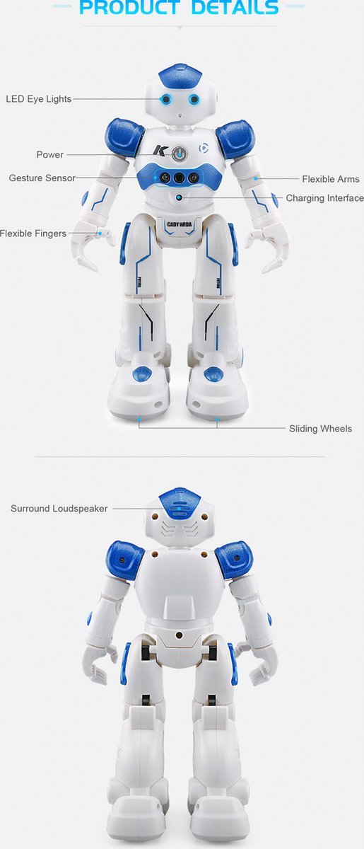 Cady Wida - Gesture Sensor - Dancing Robot - Play4Kids.eu