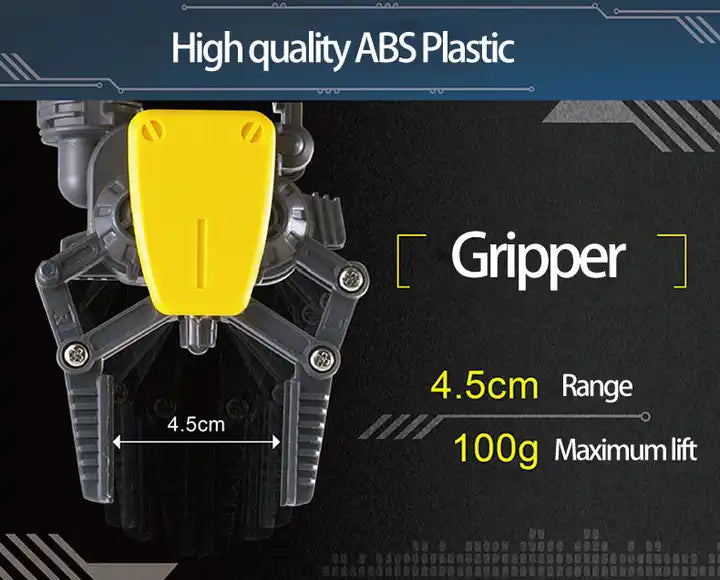 DIY STEAM Kit: Build Your Own Wireless Robot Arm with 2.4G Remote Control for Kids - Play4Kids.eu