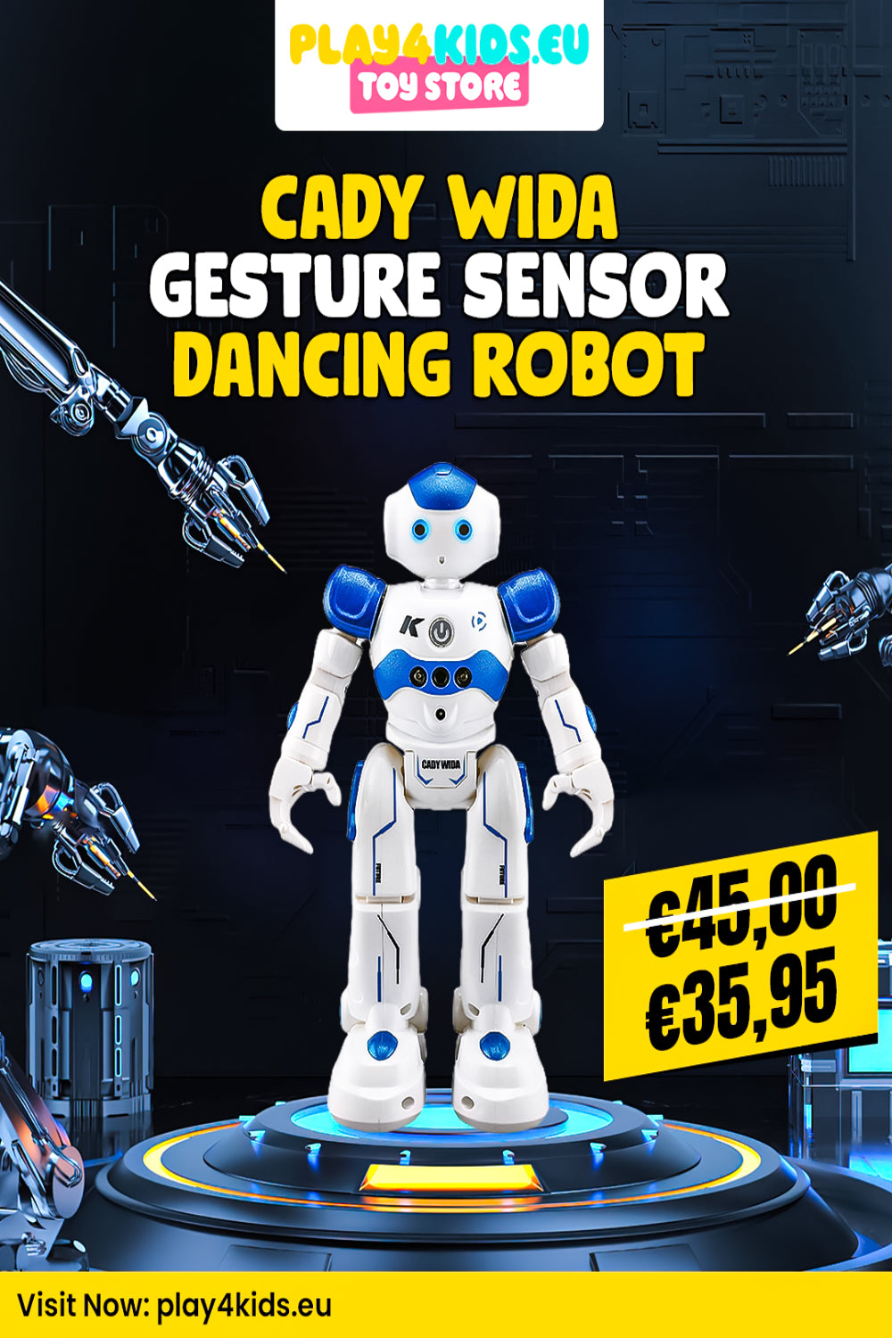 Cady Wida - Gesture Sensor - Dancing Robot