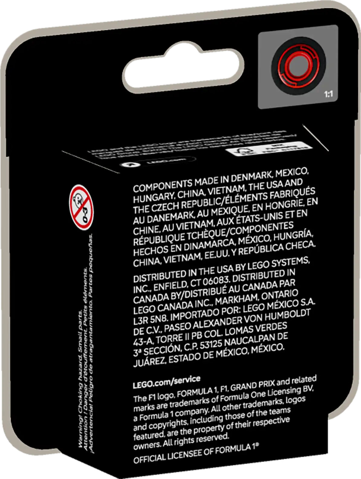 LEGO F1® Collectible Race Cars